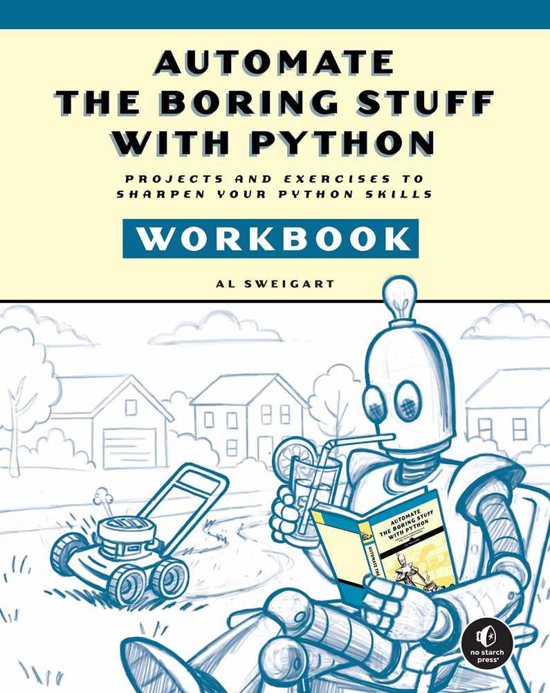 Automate the Boring Stuff with Python Workbook book cover