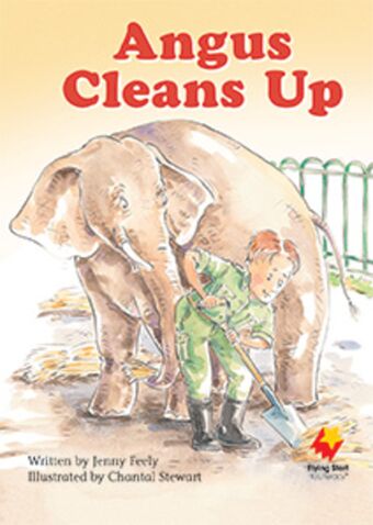 Angus Cleans Up book cover