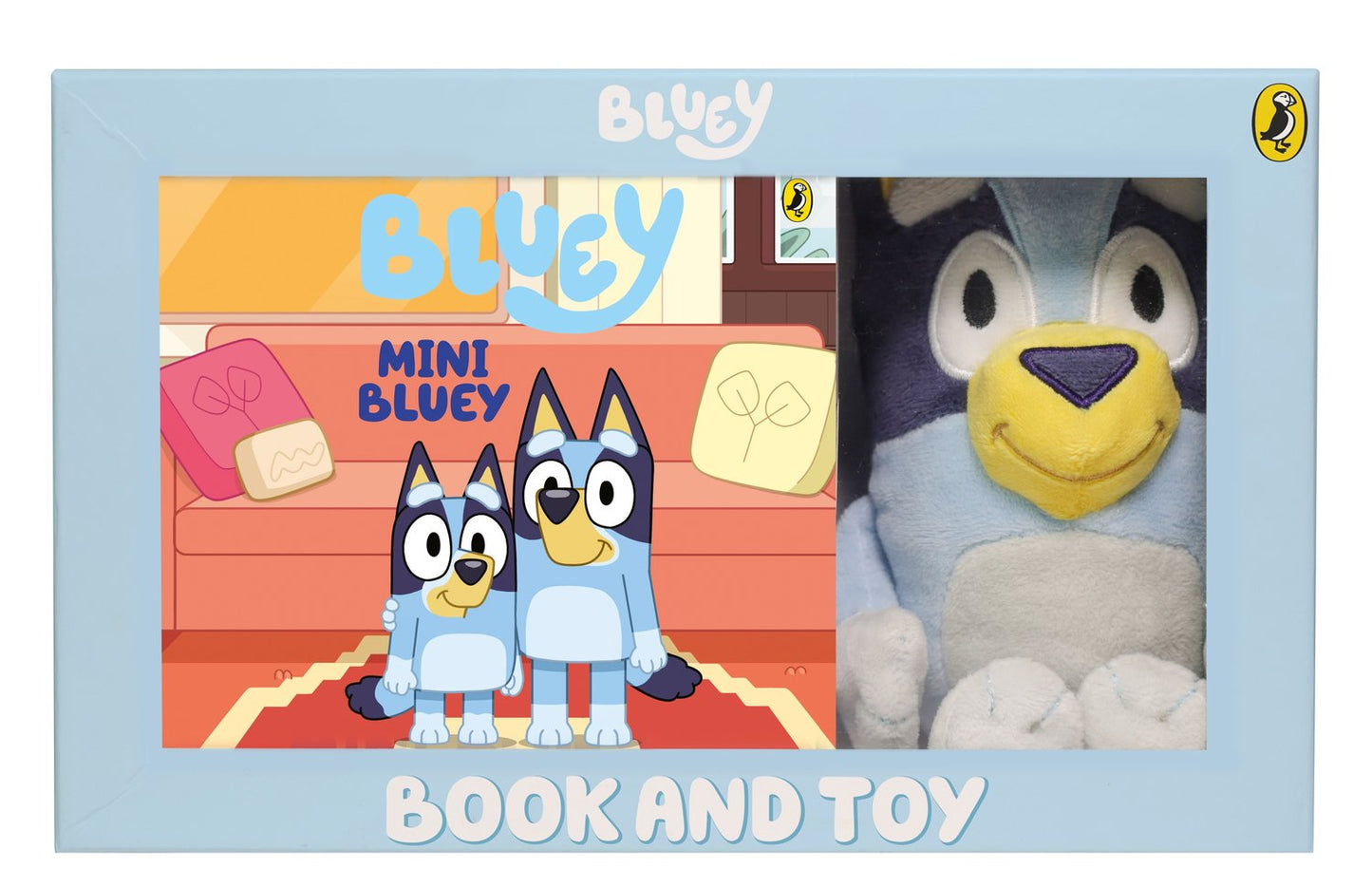 Bluey: Mini Bluey and Bluey Toy Box Set