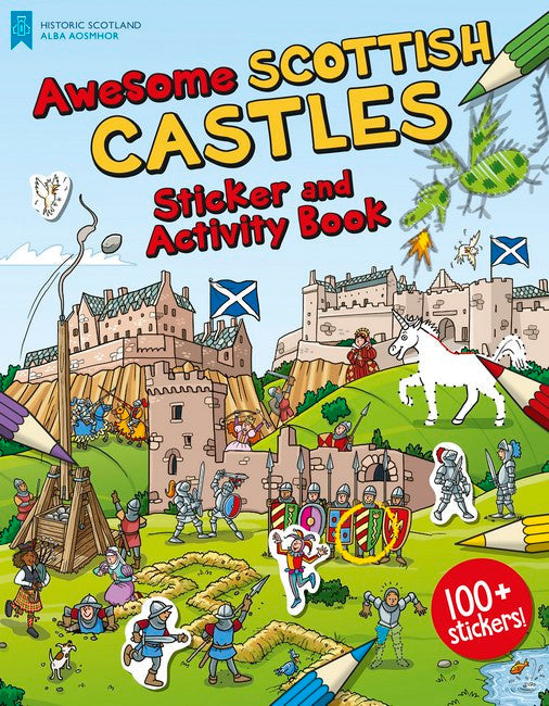 Awesome Scottish Castles: Sticker and Activity Book
