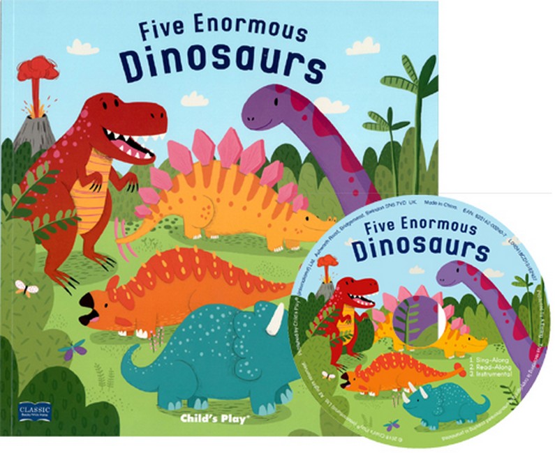 Five Enormous Dinosaurs cover