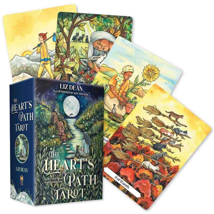 The Heart's Path Tarot book cover