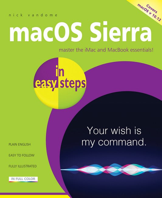 macOS Sierra in easy steps cover