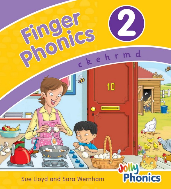 Finger Phonics Book 2: In Precursive Letters (British English Edition)