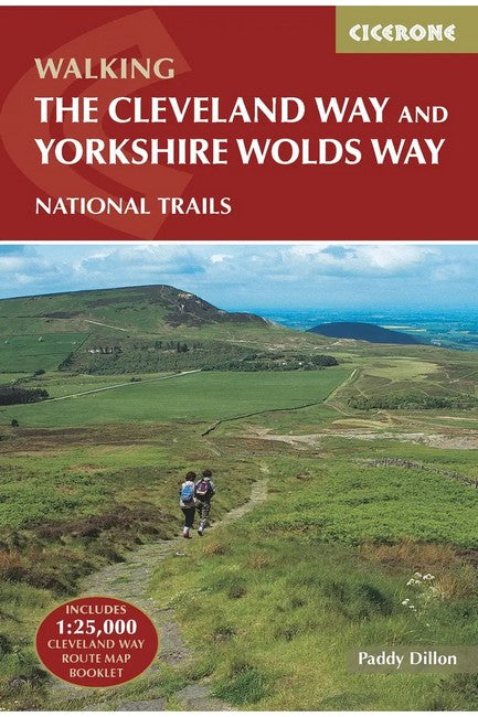 The Cleveland Way and the Yorkshire Wolds Way: Incldes 1:25,000 Cleveland Way route map booklet