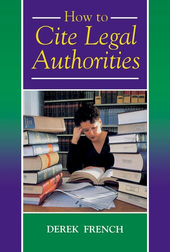How to Cite Legal Authorities book cover