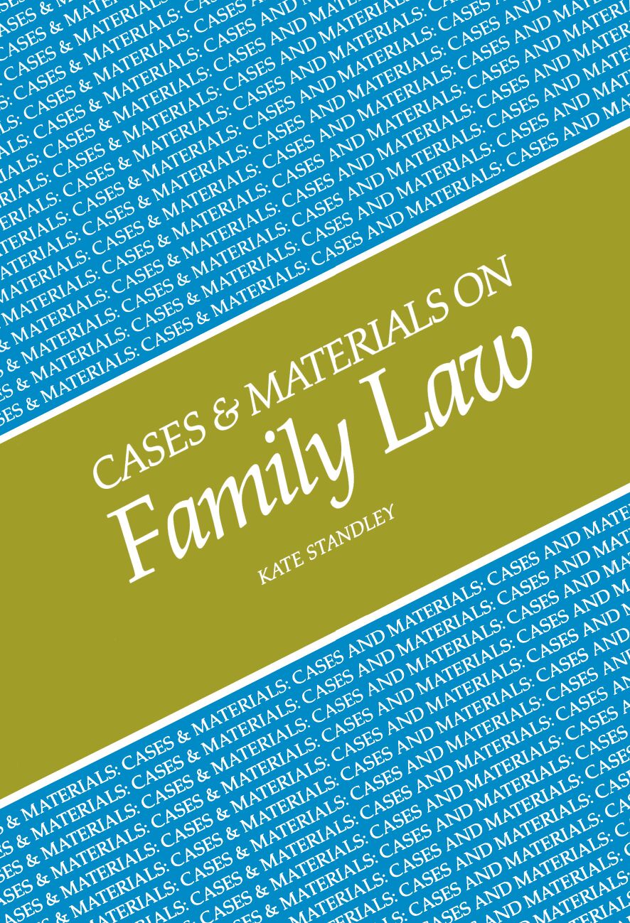 Cases and Materials on Family Law book cover
