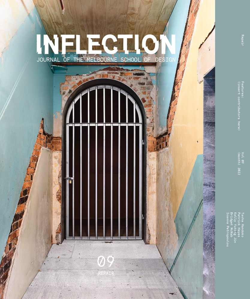 Inflection: Journal of the Melbourne School of Design book cover