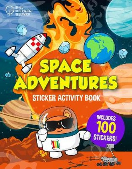 Space Adventures Sticker Activity Book cover