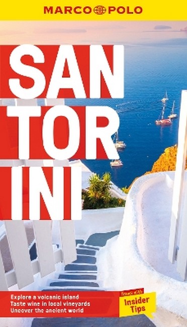 Santorini Marco Polo Pocket Travel Guide - with pull out map cover