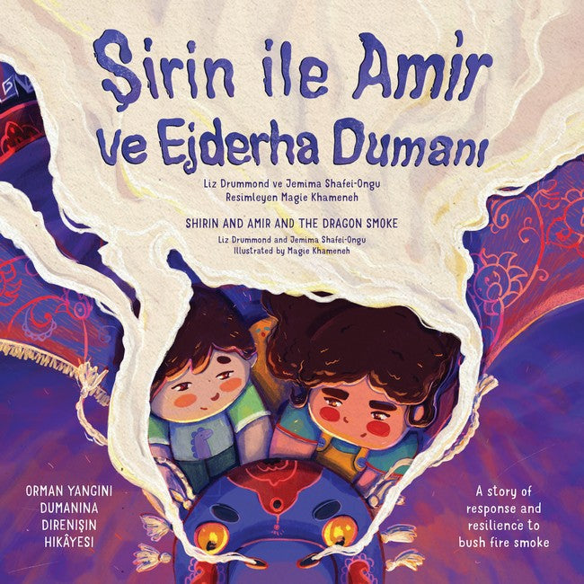 Shirin and Amir and the Dragon Smoke 'Turkish version' cover
