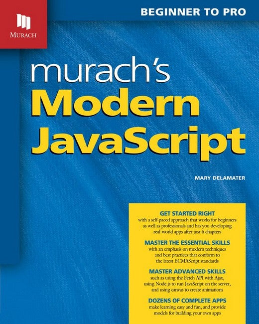 Murach's Modern JavaScript cover
