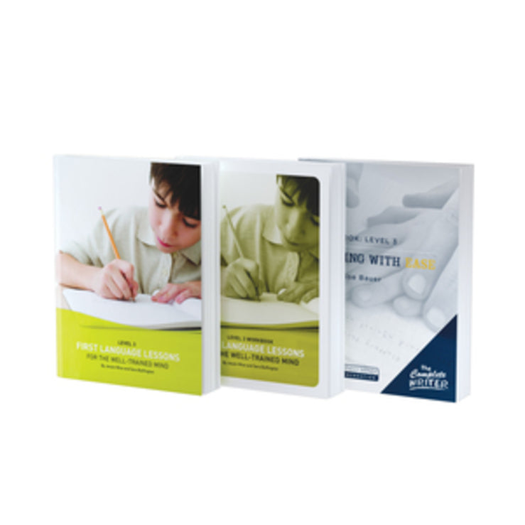 Third Grade Writing and Grammar Bundle: Combining Writing With Ease and First Language Lessons cover
