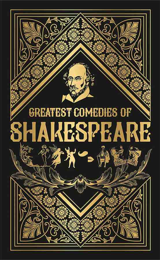 Greatest Comedies of Shakespeare (Deluxe Hardbound Edition) book cover
