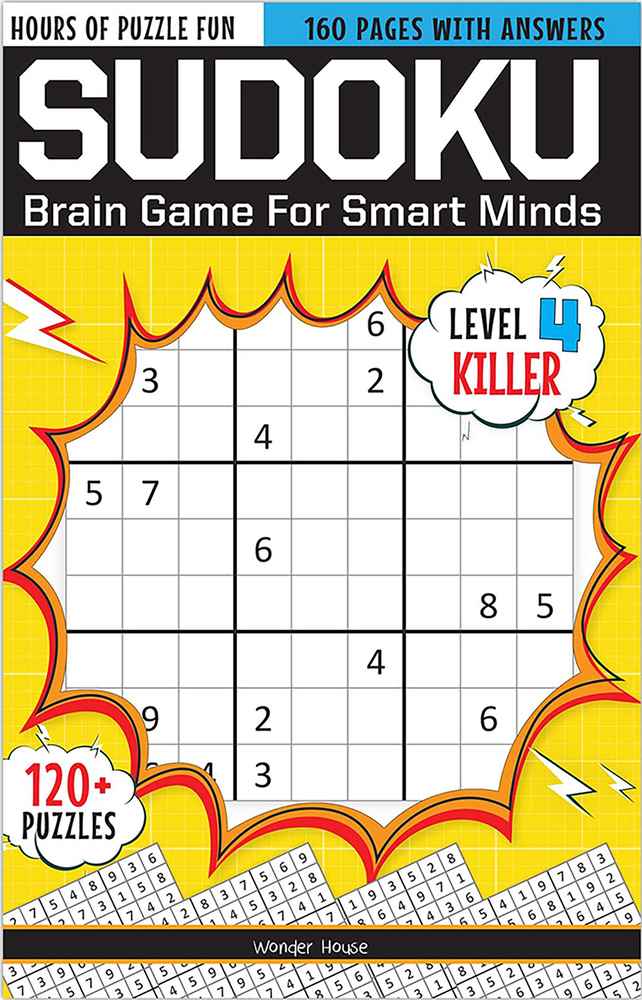 Sudoku - Brain Games For Smart Minds Level 4 Killer book cover