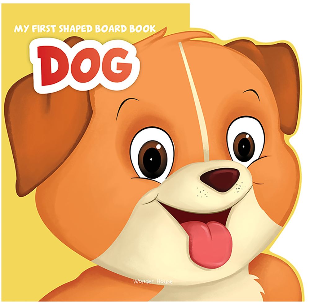 MyFirstShapedBoardBook- Dog, Die-Cut Animals, Picture Book for Children book cover