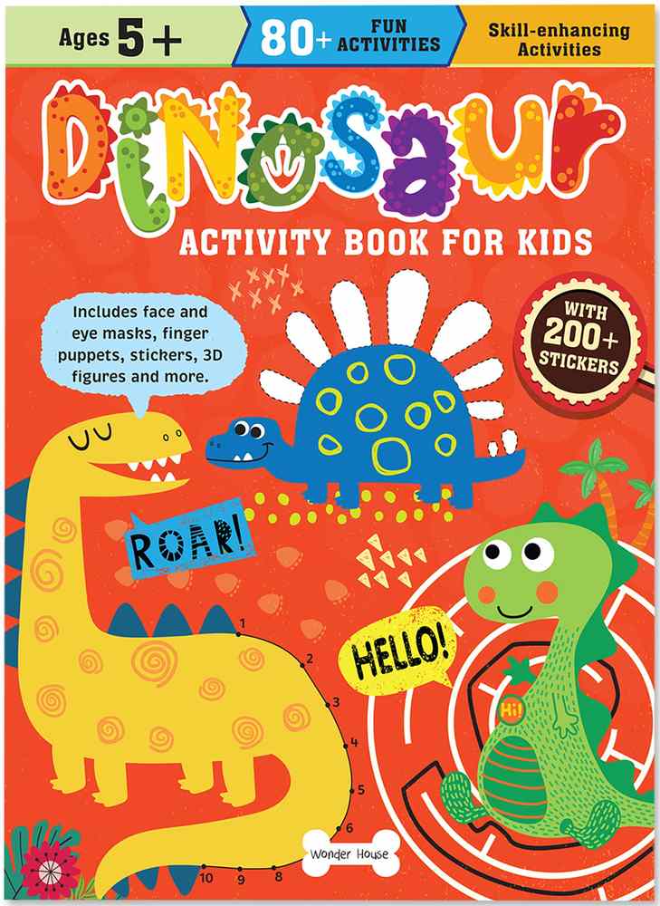 Dinosaur Activity Book For Kids book cover