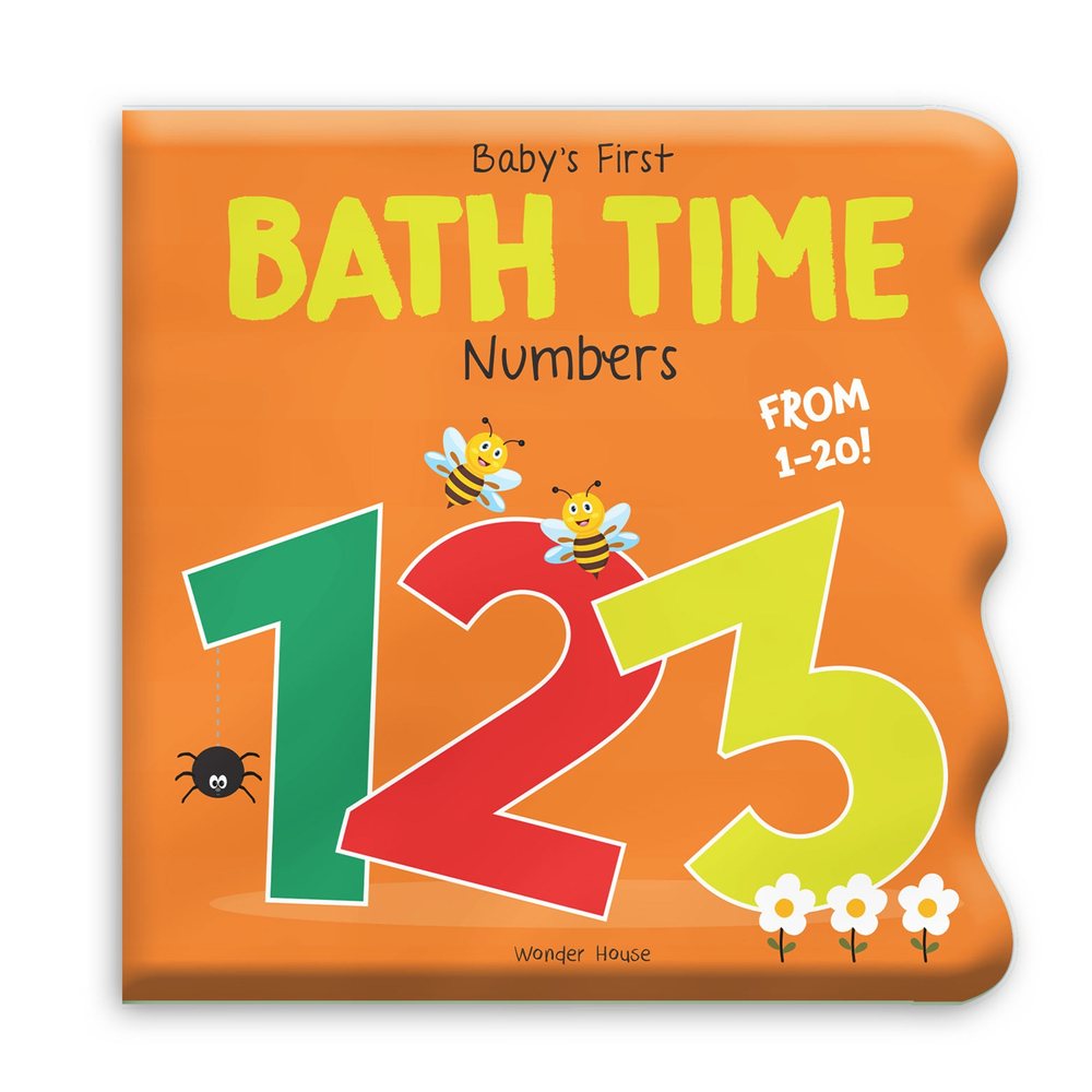 Baby's First Bath Time: 1,2,3 Bath Book book cover