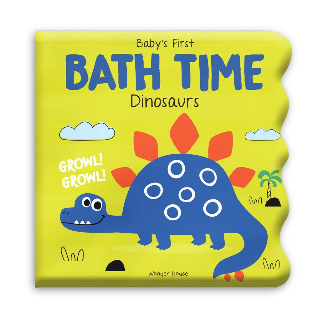 Baby's First Bath Time: Dinosaurs book cover