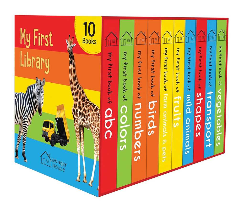 My First Library: Boxset of 10 Board Books for Kids book cover