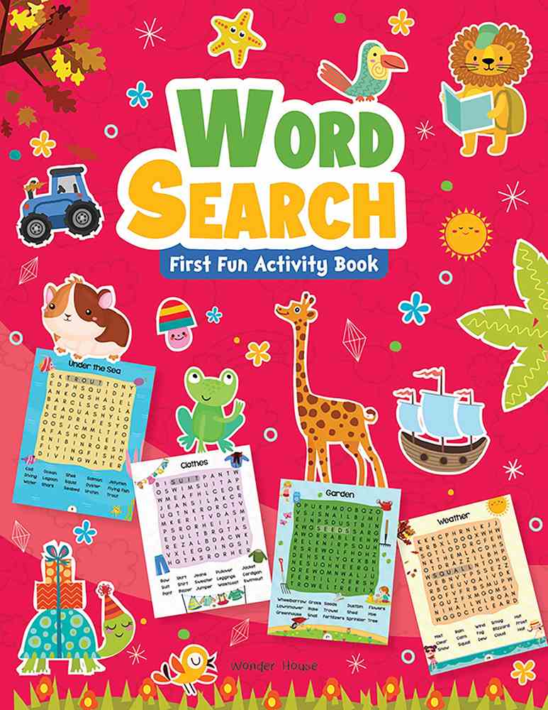Word Search: First Fun Activity Books For Kids book cover
