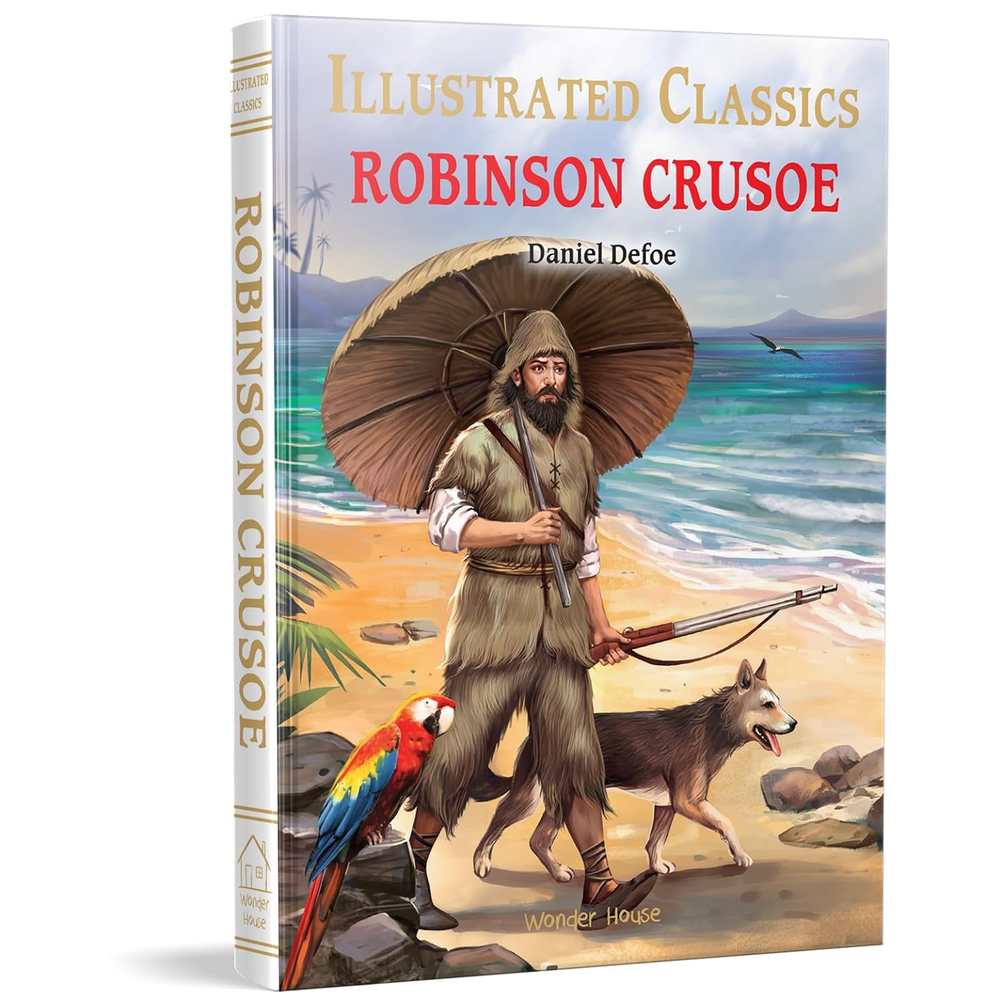 Illustrated Classics - Robinson Crusoe book cover