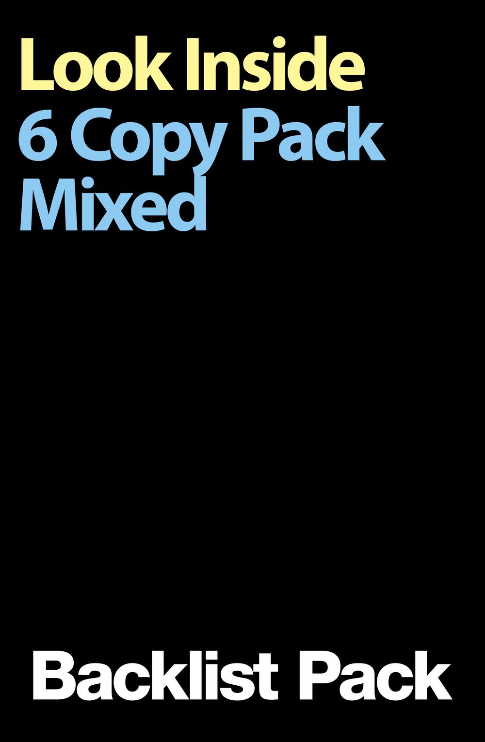 Look Inside 6 Copy Mixed Pack