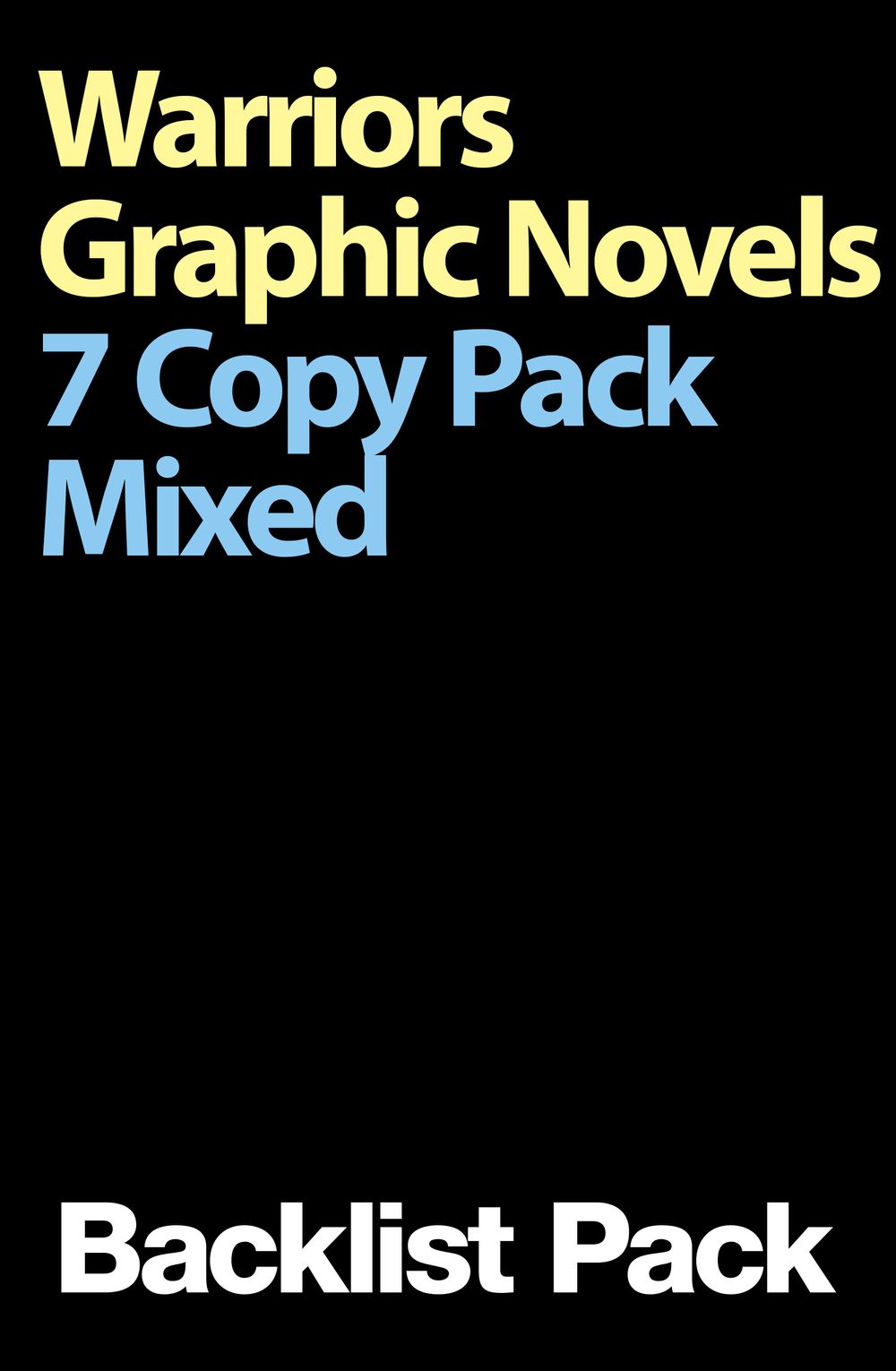 Warriors Graphic Novels 6 Copy Mixed Pack