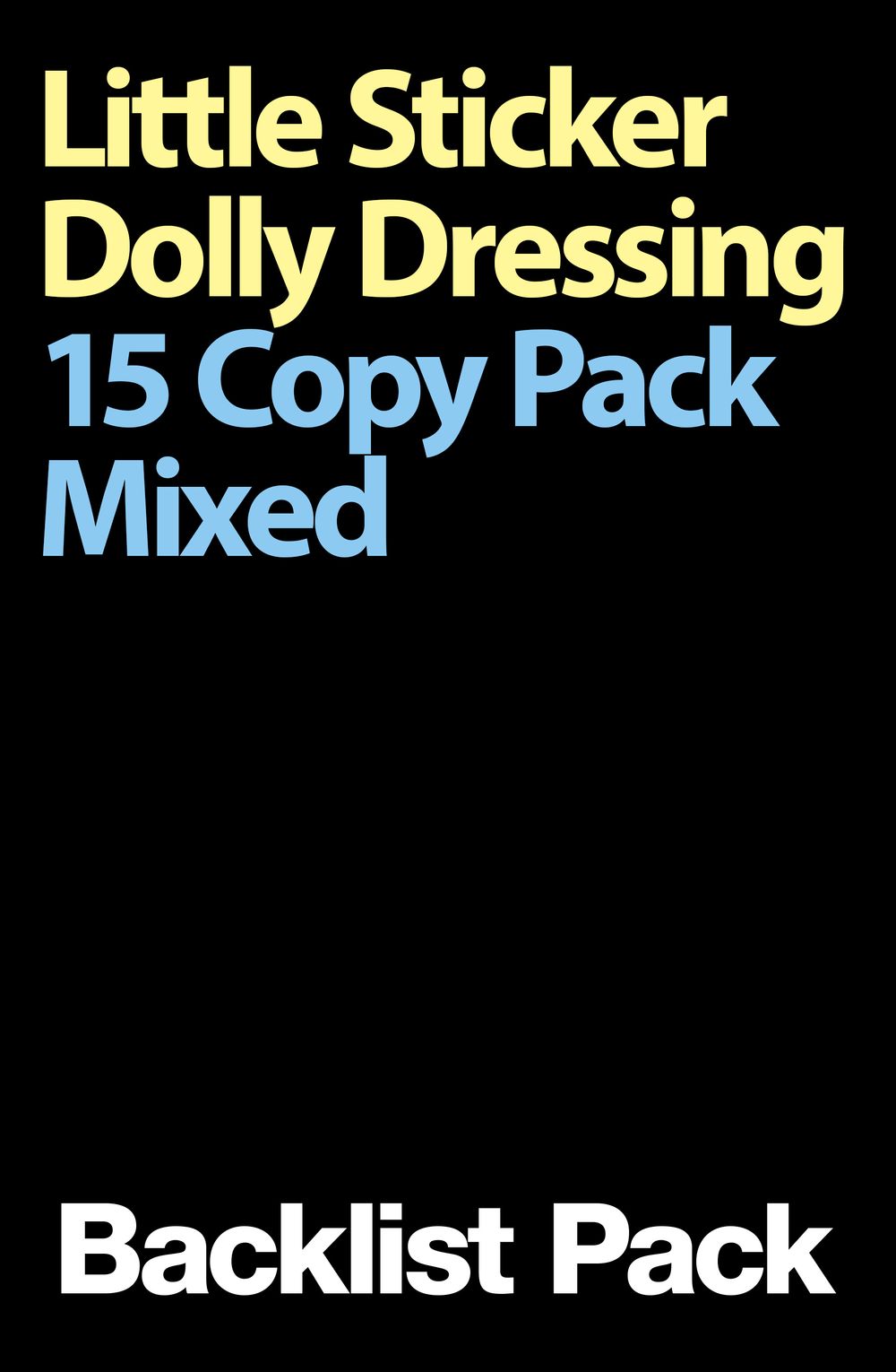 Little Sticker Dolly Dressing 15 Copy Mixed Pack