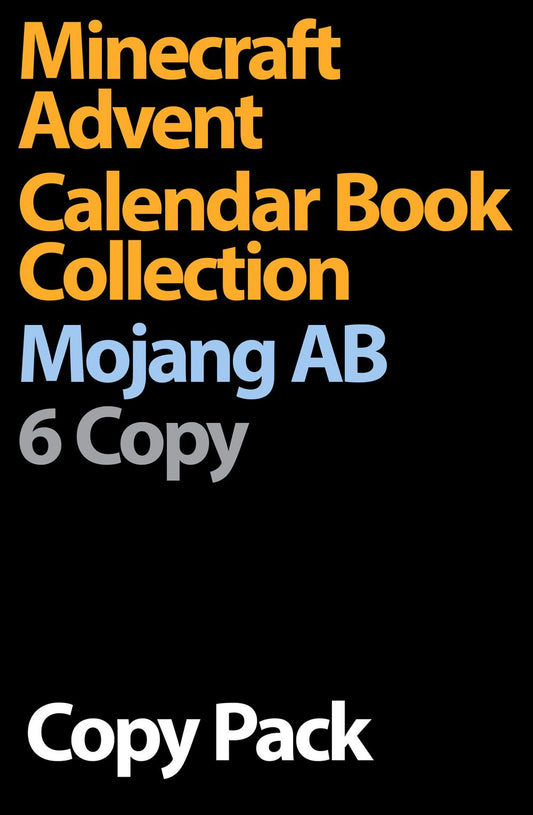 Minecraft Advent Calendar Book Collection 6 Copy Pack