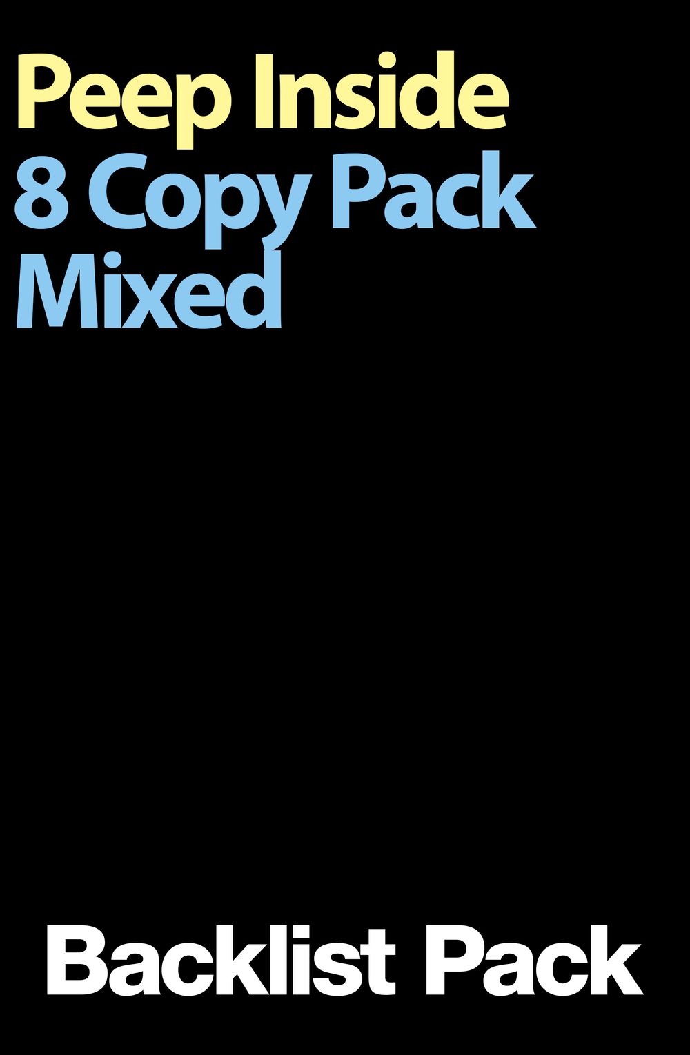 Peep Inside 8 Copy Mixed Pack
