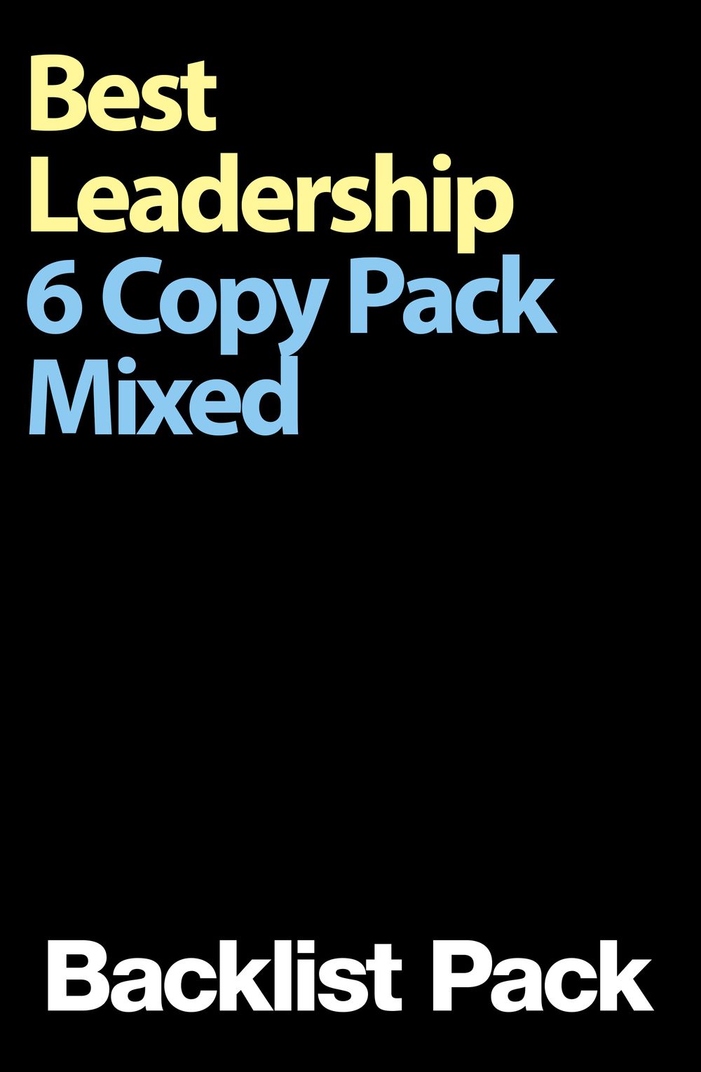 Best Leadership 5 Copy Mixed Pack