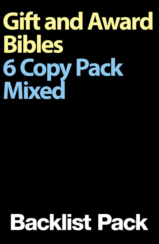Gift And Award Bibles 6 Copy Mixed Pack