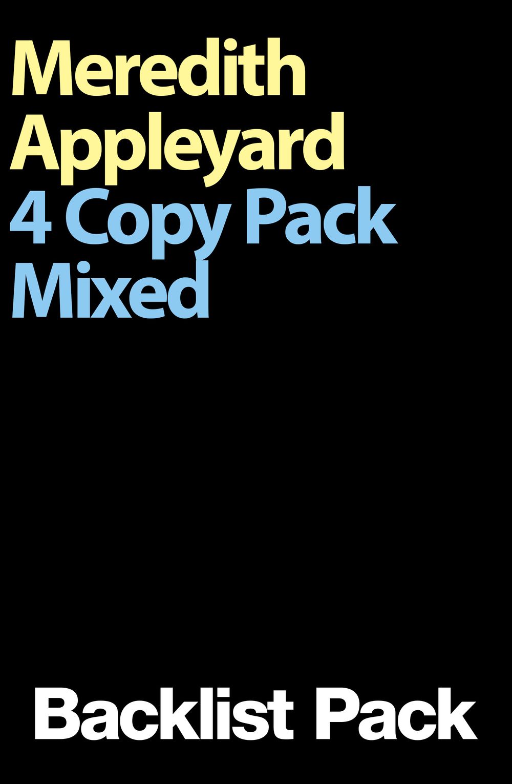 Meredith Appleyard 4 Copy Mixed Pack