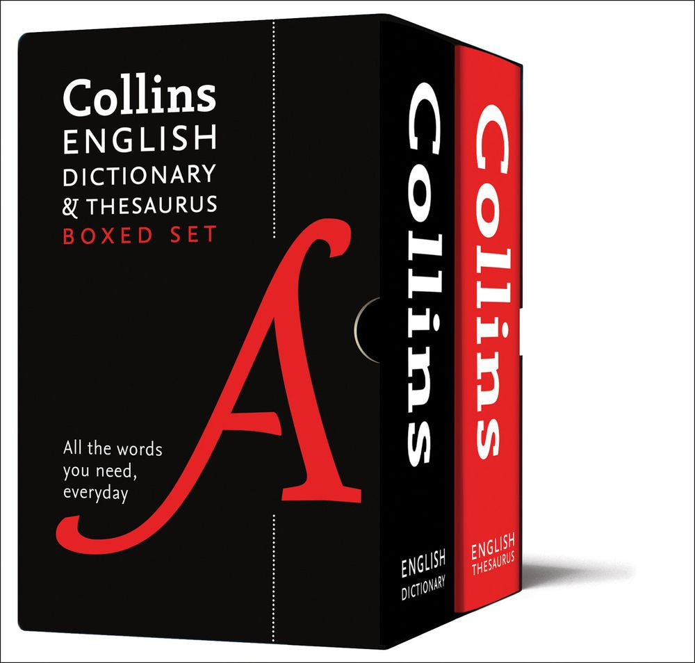 Collins English Dictionary and Thesaurus Boxed Set: All the Words You Need, Every Day [Third Edition]