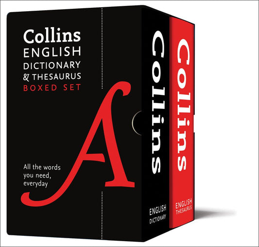 Collins English Dictionary and Thesaurus Boxed Set: All the Words You Need, Every Day [Third Edition]
