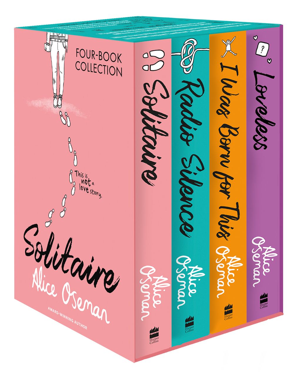 Alice Oseman Four-Book Collection Box Set (Solitaire, Radio Silence, I Was Born For This, Loveless): TikTok Made Me Buy It - From the Bestselling Author of HEARTSTOPPER