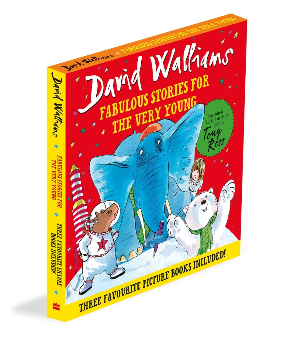 The World of David Walliams: Picture Book Set: Slightly Annoying Elephant, Bear Who Went Boo, First Hippo on the Moon