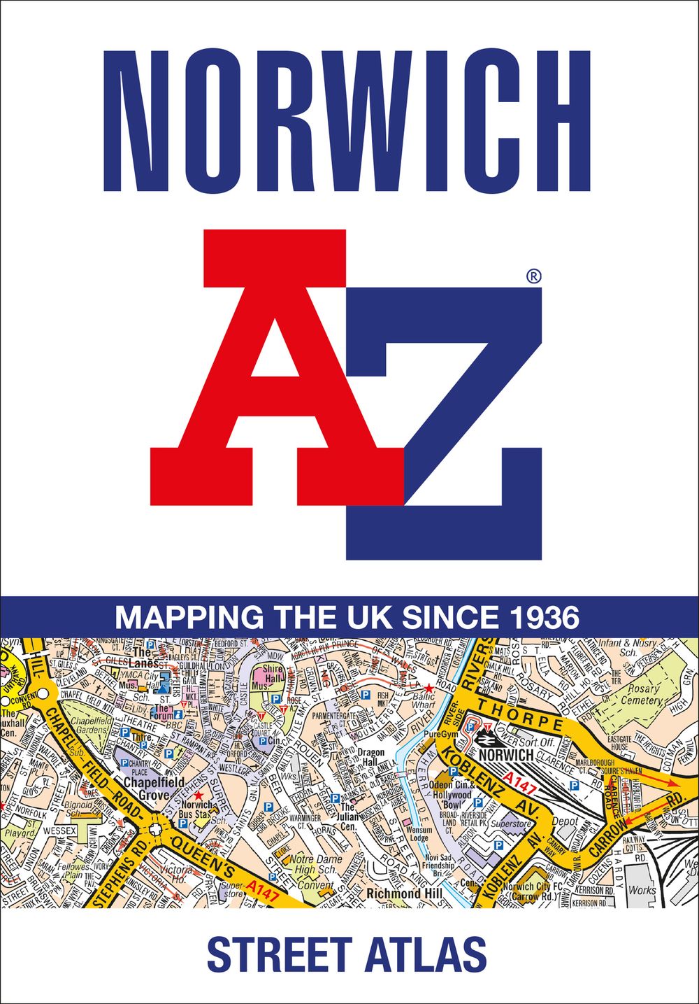 Norwich A-Z Street Atlas [New Tenth Edition]