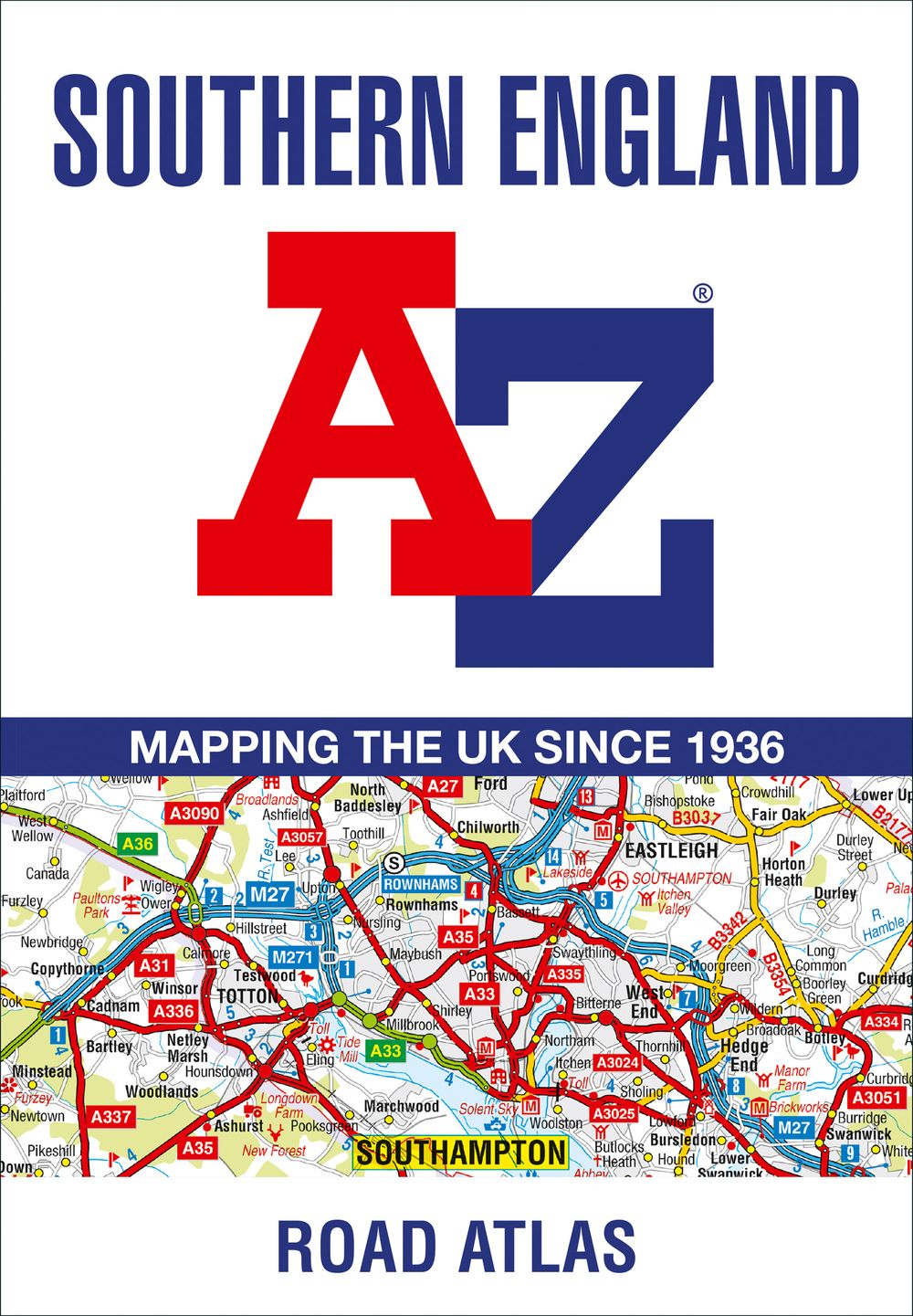 Southern England Regional A-Z Road Atlas [New 13th Edition]