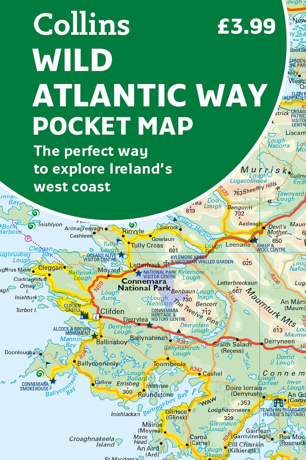 Wild Atlantic Way Pocket Map: The Perfect Way to Explore Ireland's West Coast [Second Edition]