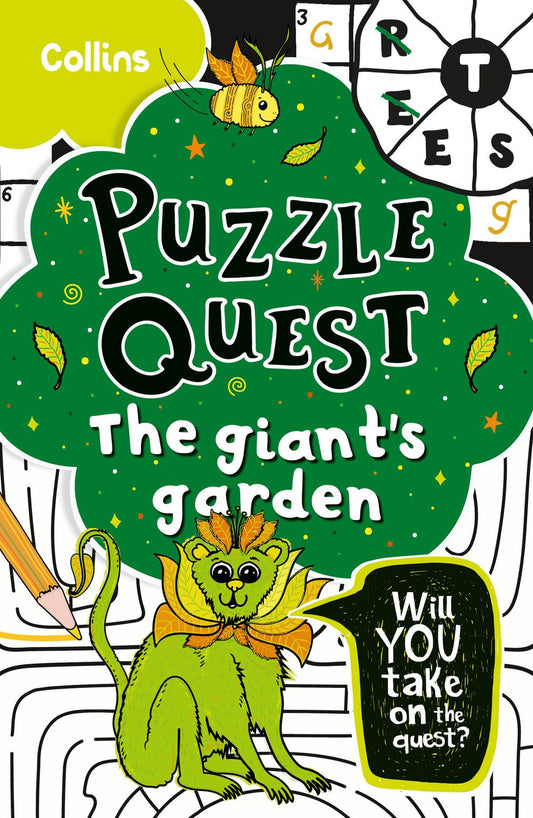 Puzzle Quest - The Giant's Garden: Solve More Than 100 Puzzles in This Adventure Story for Kids Aged 7+