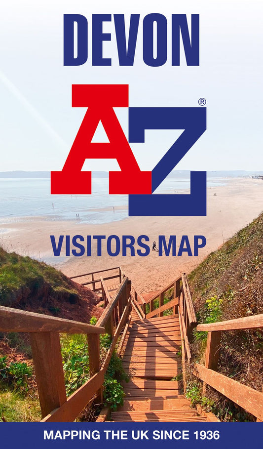 Devon A-Z Visitors Map [Tenth Edition]