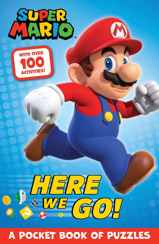 Official Super Mario Here We Go!: A Pocket Book of Puzzles