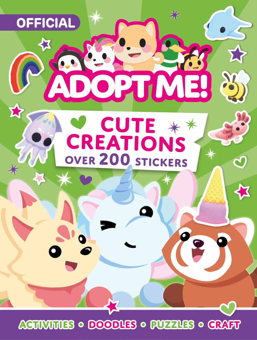 Adopt Me! Cute Creations Sticker Book: Over 200 Stickers!