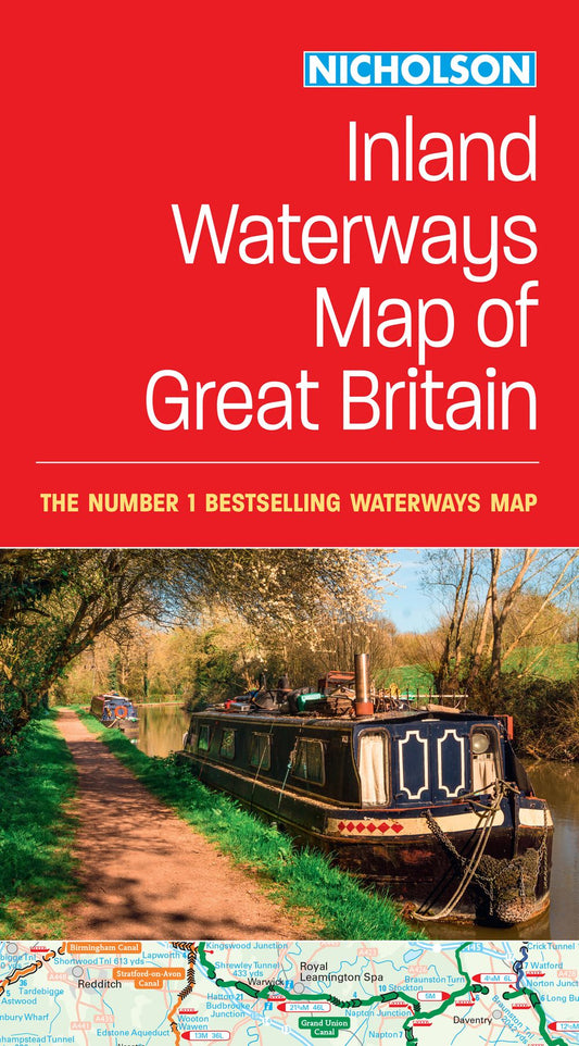 Collins Nicholson Waterways Guides - Collins Nicholson Inland Waterways Map Of Great Britain: For Everyone With An Interest In Britain's Canals And Rivers