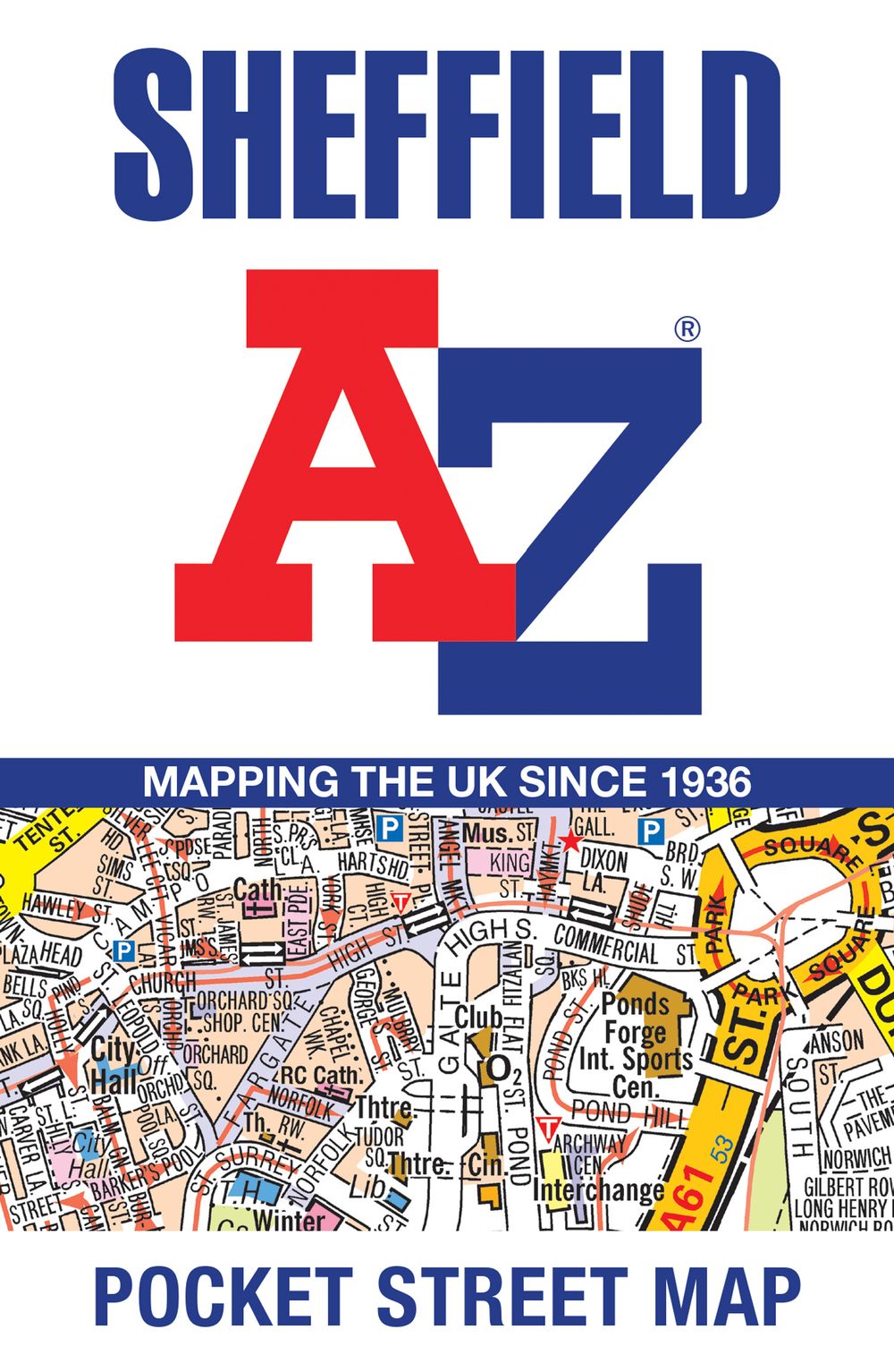 Sheffield A-Z Pocket Street Map