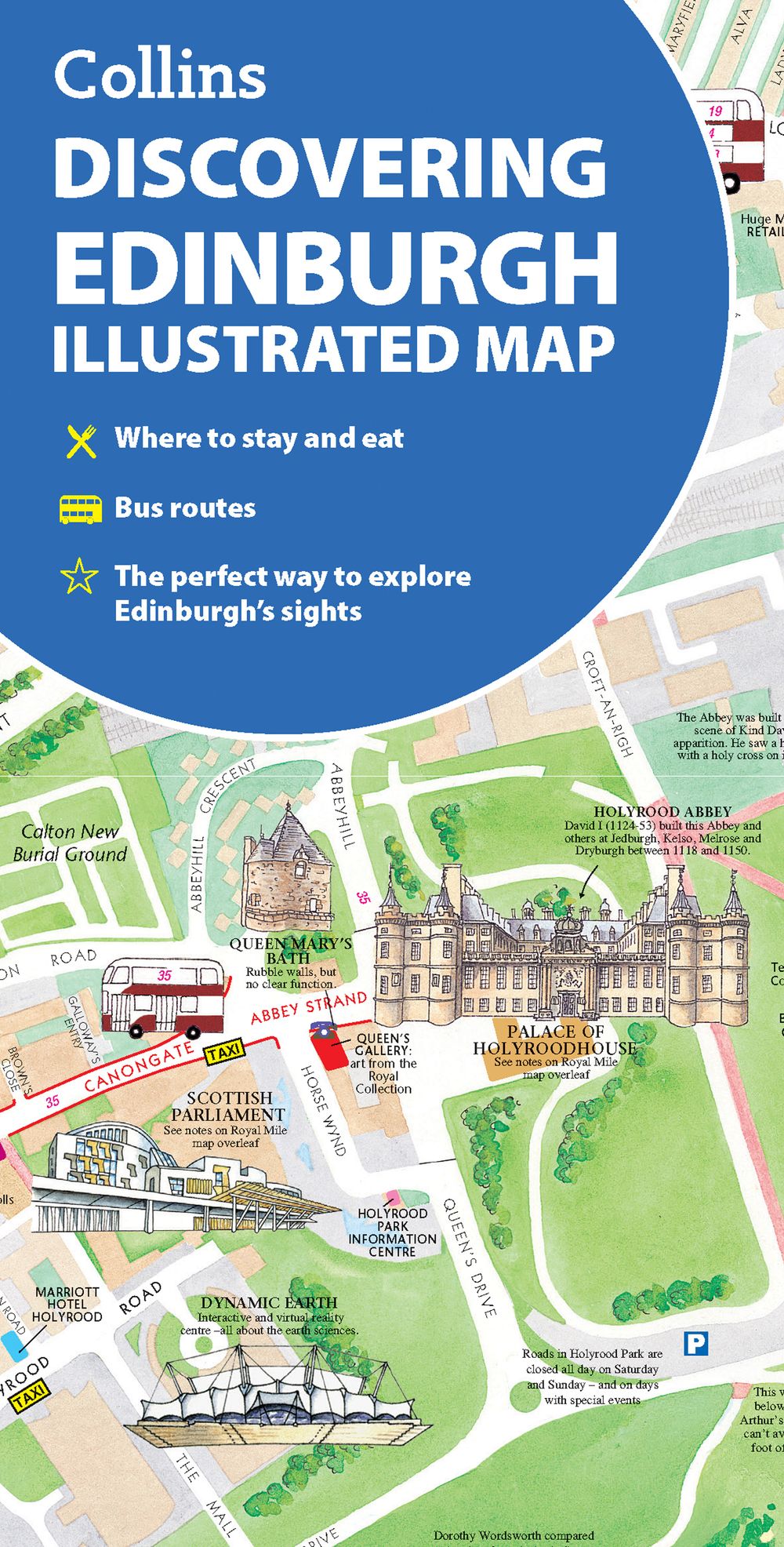 Discovering Edinburgh Illustrated Map: Ideal For Exploring