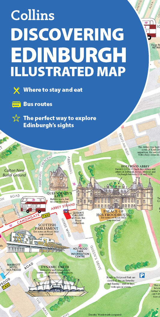 Discovering Edinburgh Illustrated Map: Ideal For Exploring