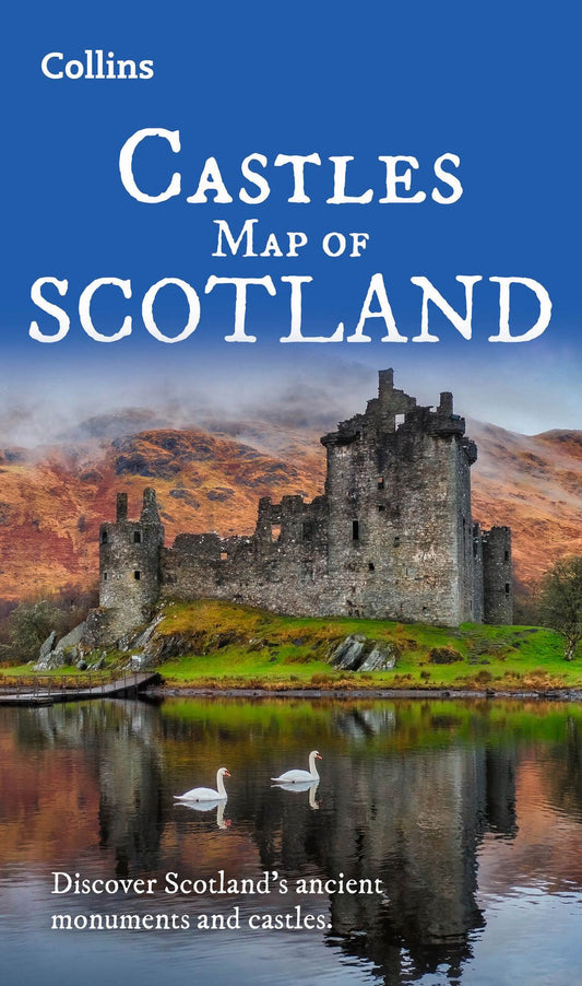 Collins Pictorial Maps - Castles Map Of Scotland: Explore Scotland's Ancient Monuments